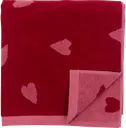 Pentik Sydän kylpypyyhe punainen 70x140 cm