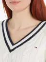 Tommy Jeans V-Neck Cable Sweater neulepaita