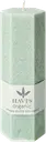 Havi´s oliiviöljykynttilä steariini pöytäkynttilä Hexagon vihreä 5x15cm 1kpl 23h