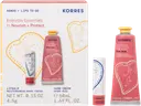 KORRES Winter Essentials käsivoide 50ml + huulivoide 4,5g lahjapakkaus