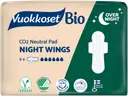 Vuokkoset Bio Night Wings yöside 9 kpl