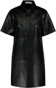 Calvin Klein Jeans Faux Leather Short Sleeve mekko