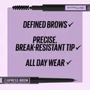 Maybelline New York Express Brow Ultra Slim 05 Deep Brown  -kulmakynä 0,84g