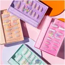 essence what the fake! PRESS-ON NAILS manicure set 03 BABYBOOMER 28 st