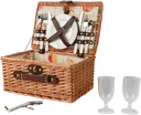 Decoris Piknik kori kahdelle 26x38x18 cm