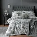 Laura Ashley Tuileries tyynyliina 50x60cm charcoal