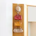 Yamazaki käsilaukkuteline koukuilla valkoinen S