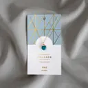 Timi of Sweden Gold Dipped Aquamarine riipus