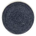 Marimekko Räsymatto Lautanen 25cm tummansininen/valkoinen