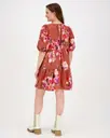 Kaiko Lilies Tiered Mini Dress kuosimekko