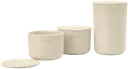 Brabantia ReNew säilytyspurkit 3 kpl soft beige