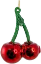SHISHI Riippukoriste Lasikirsikka 8 cm punainen