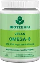 Bioteekki Vegan Omega-3 60 kaps.