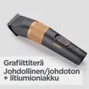 BaByliss hiustenleikkuukone Graphite Precision