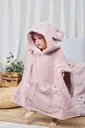 Luin Living lasten ponchopyyhe 1-5 v. Dusty Rose
