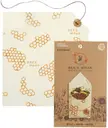 Bee's Wrap mehiläisvaha-voileipäkääre, 1 kpl Honeycomb