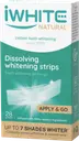 iWhite Natural liukenevat valkaisuliuskat 28 kpl