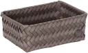 Handed By kierrätysmuovinen suorakulmio pikkukori taupe 7 x 18 x 12 cm