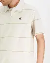 Calvin Klein Jeans Ss cross grain stripe easypolo pikee