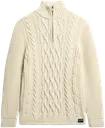 Superdry Jacob cable halfzip neule