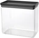 Brabantia Tasty+ pinottava säilytyspurkki 3,5L dark grey