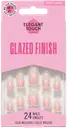 Elegant Touch Gel finish Glitter Nails Glaz'd-tekokynnet
