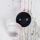 Cailap Hopeakorvakorut pyöreä, kirkas kivi