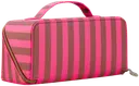 Pip Studion Cyrille kosmetiikkalaukku, keskikoko, pinkkiraitainen