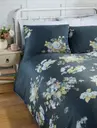 Laura Ashley Rosemore tuplapussilakanasetti 230x220 + 2kpl 50x60cm midnight