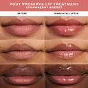 OleHenriksen Pout Preserve Lip Treatment Strawberry Sorbet makuhuulivoide 12 ml