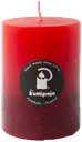 Puttipaja raitakynttilä Punaherukka 10 cm