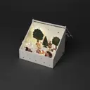 Konstsmide LED-valokoriste 3285-210 eläinsiluetit puisessa laatikossa