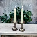 Puttipaja kruunukynttilä Oliva 4kpl salvia oliiviöljysteariini 20cm