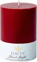 Havi´s pöytäkynttilä Pure&Bright steariini burgundy 7x10cm 1kpl 37h