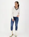 Tommy Jeans V-Neck Cable Sweater neulepaita