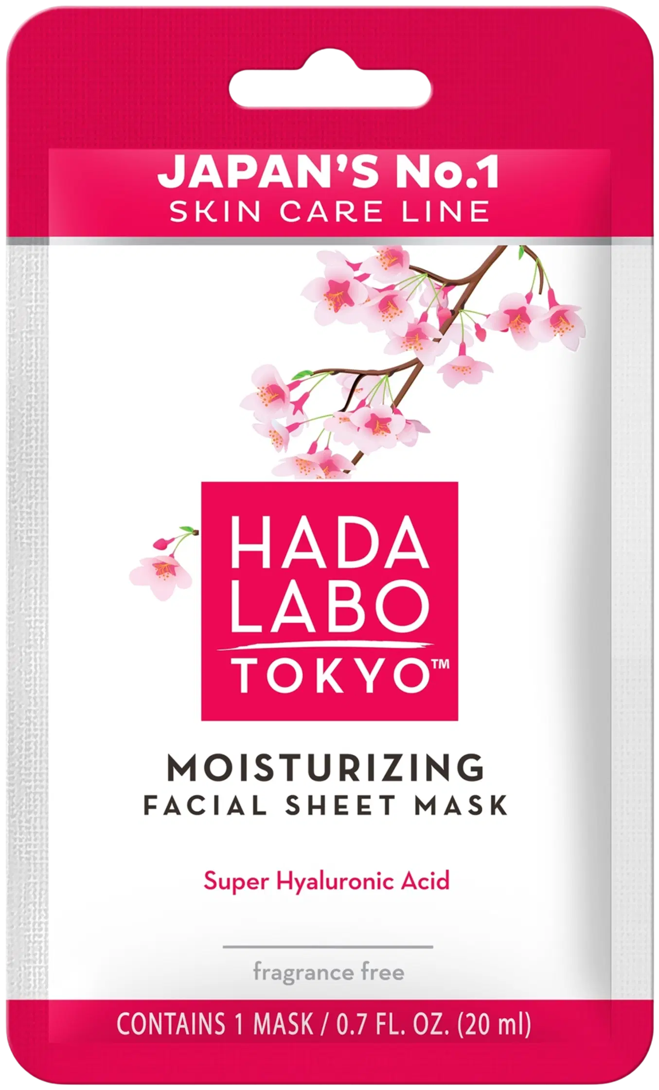 Hada Labo HADA LABO Moisturizing Facial Sheet Mask kasvonaamio 20ml