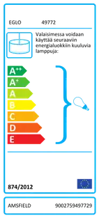EGLO riippuvalaisin Amsfield 35 cm - 2