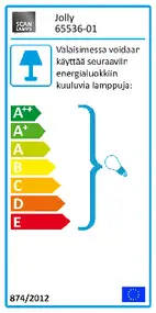 Scan Lamps kattovalaisin Jolly 36 cm valkoinen - 2