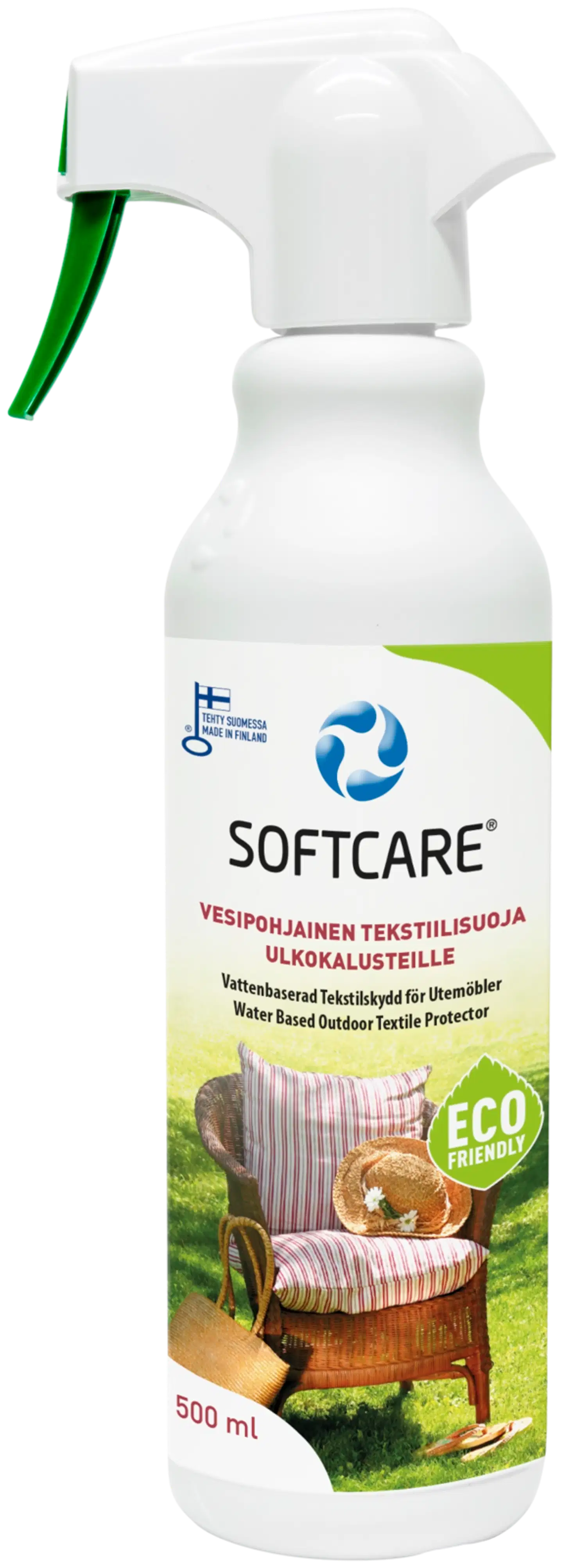 Softcare Vesipohjainen tekstiilisuoja ulkokalusteille 500 ml