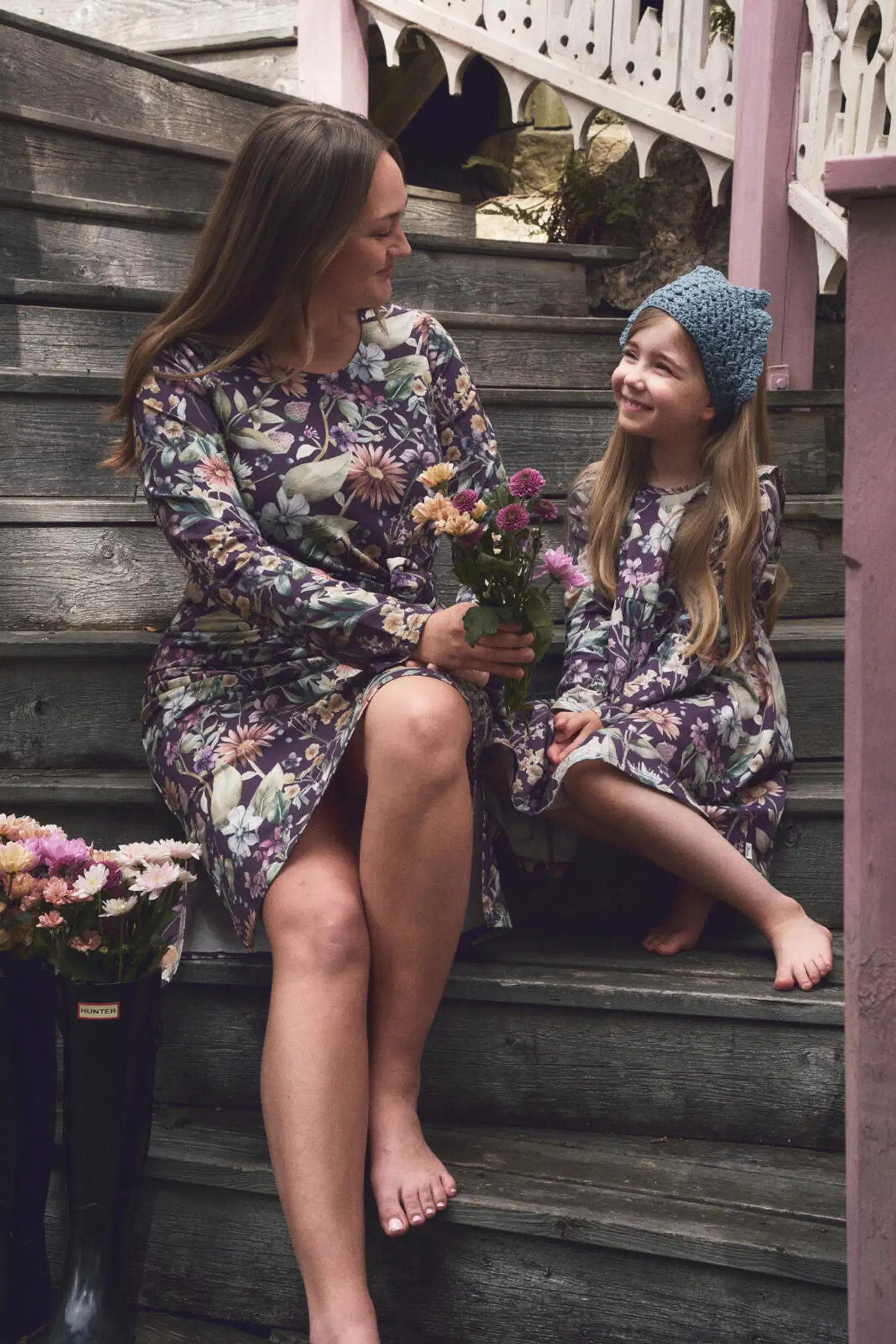Maia family naisten mekko Katarina Kissanminttu 205937 - violetti - 4