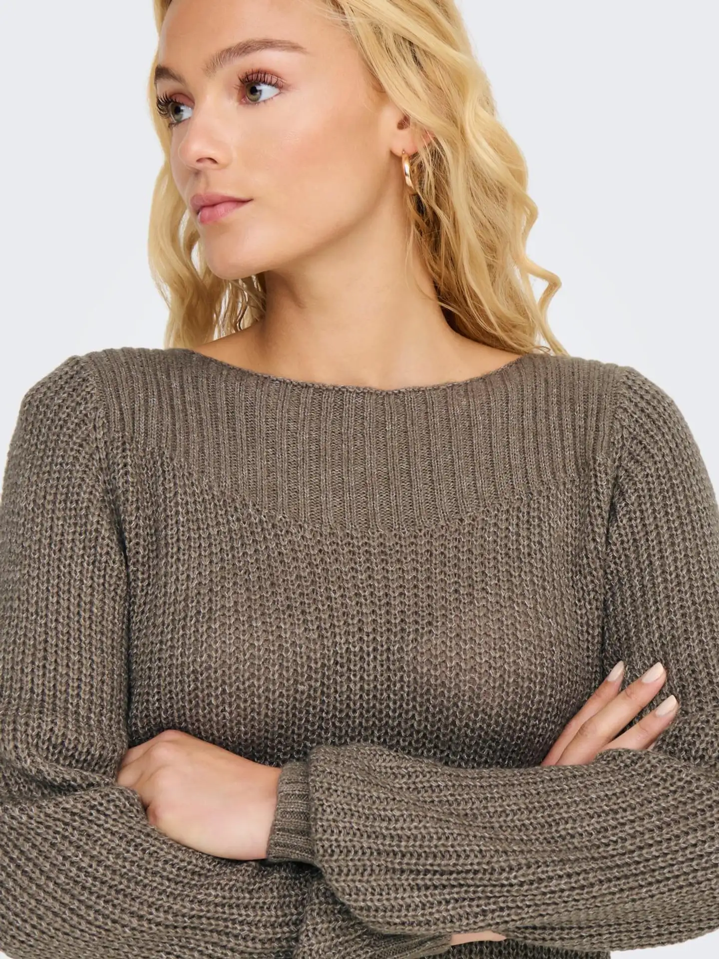 JDY naisten kaunis neulemekko Jdywhitney - walnut - 7