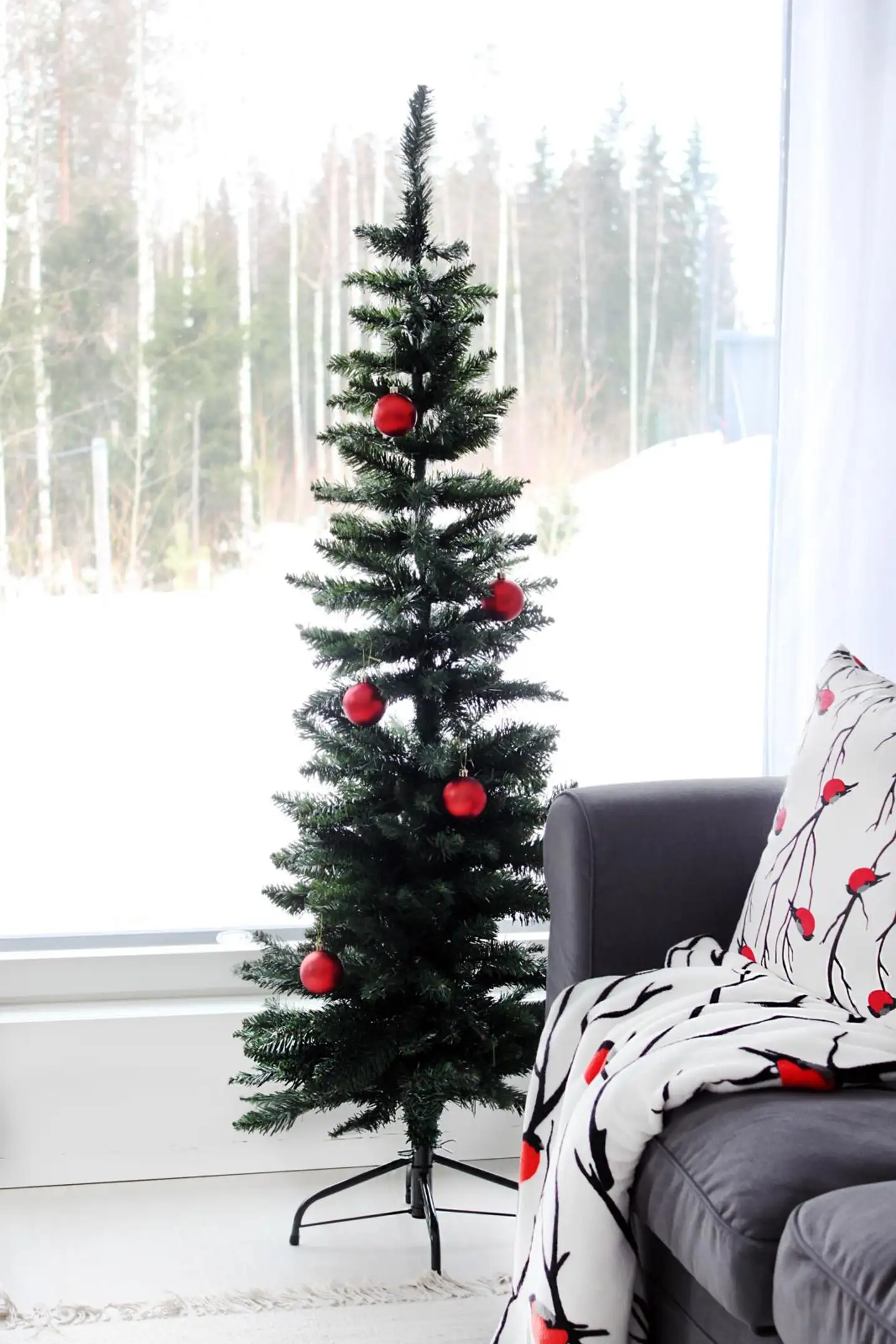 Finnlumor Joulukuusi kapea 210 cm - 5