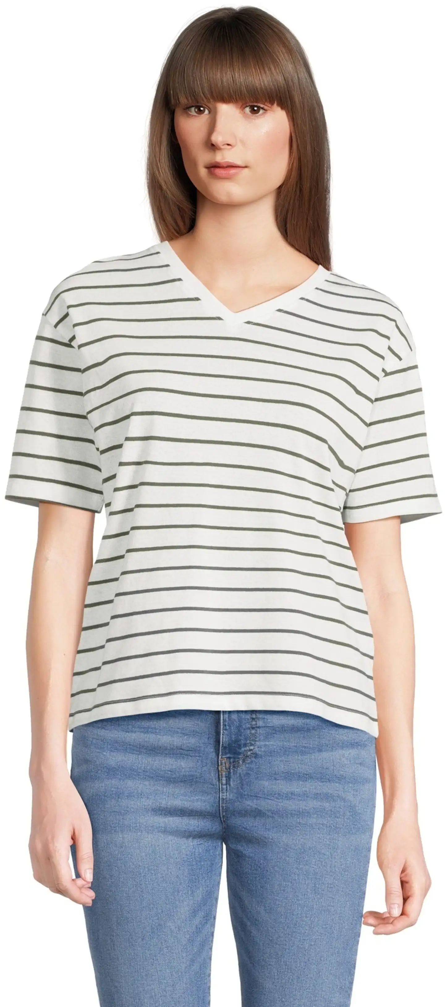 House naisten t-paita CYCLO® Boxy-V - Bottle Green - 1