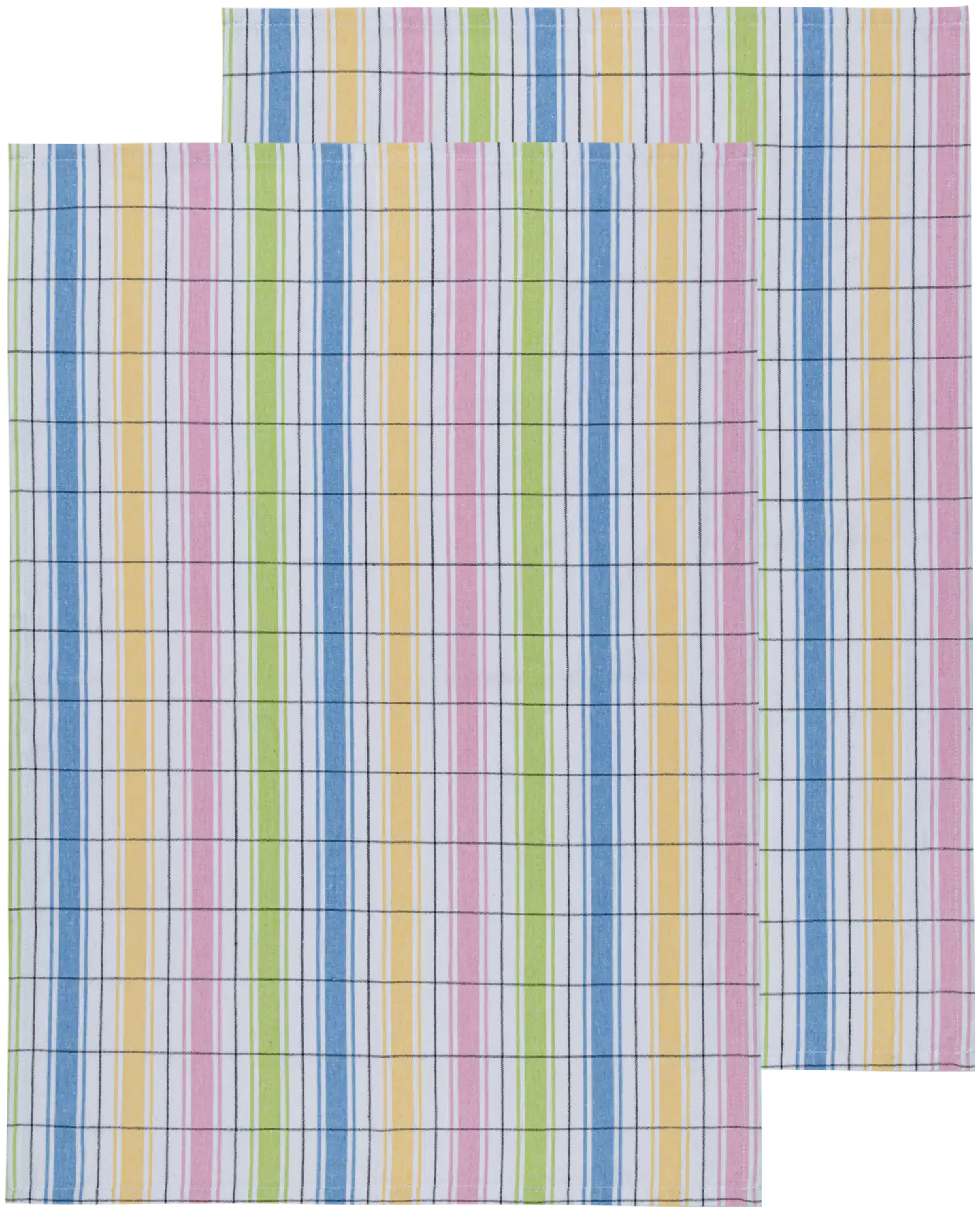 House keittiöpyyhe Pastelli-raita 2 kpl 50x70 cm - 1