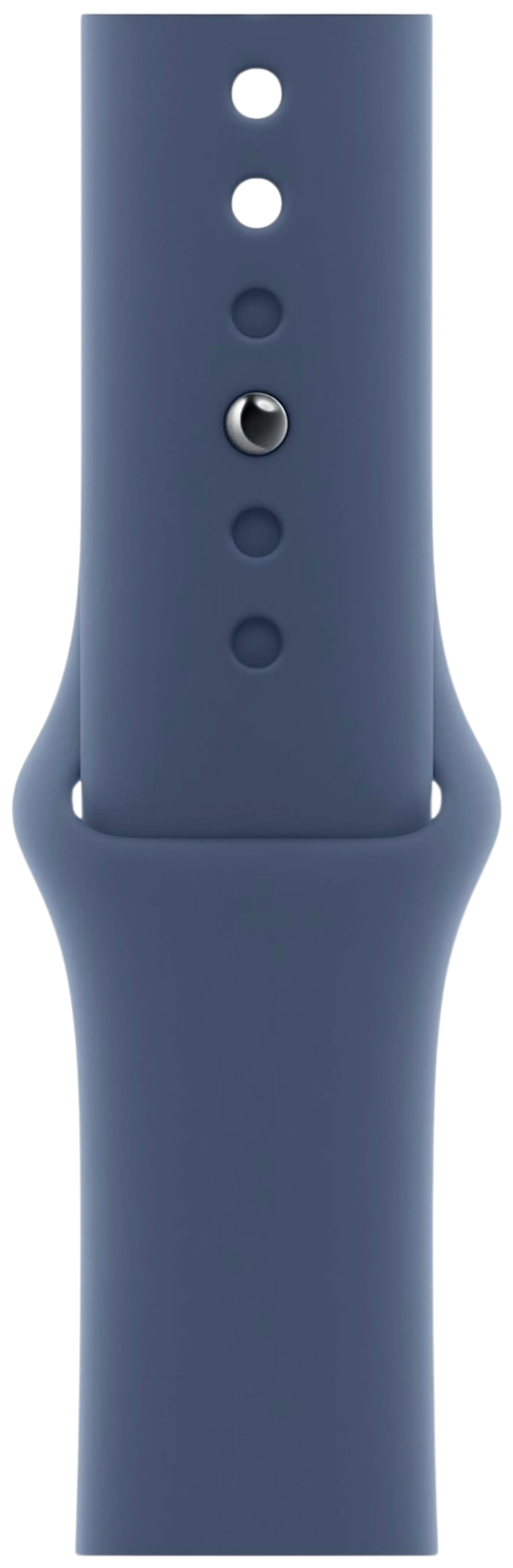 Apple Watch SE GPS 40mm hopeinen alumiinikotelo, denim Sport ranneke - M/L - MXED3QN/A - 3