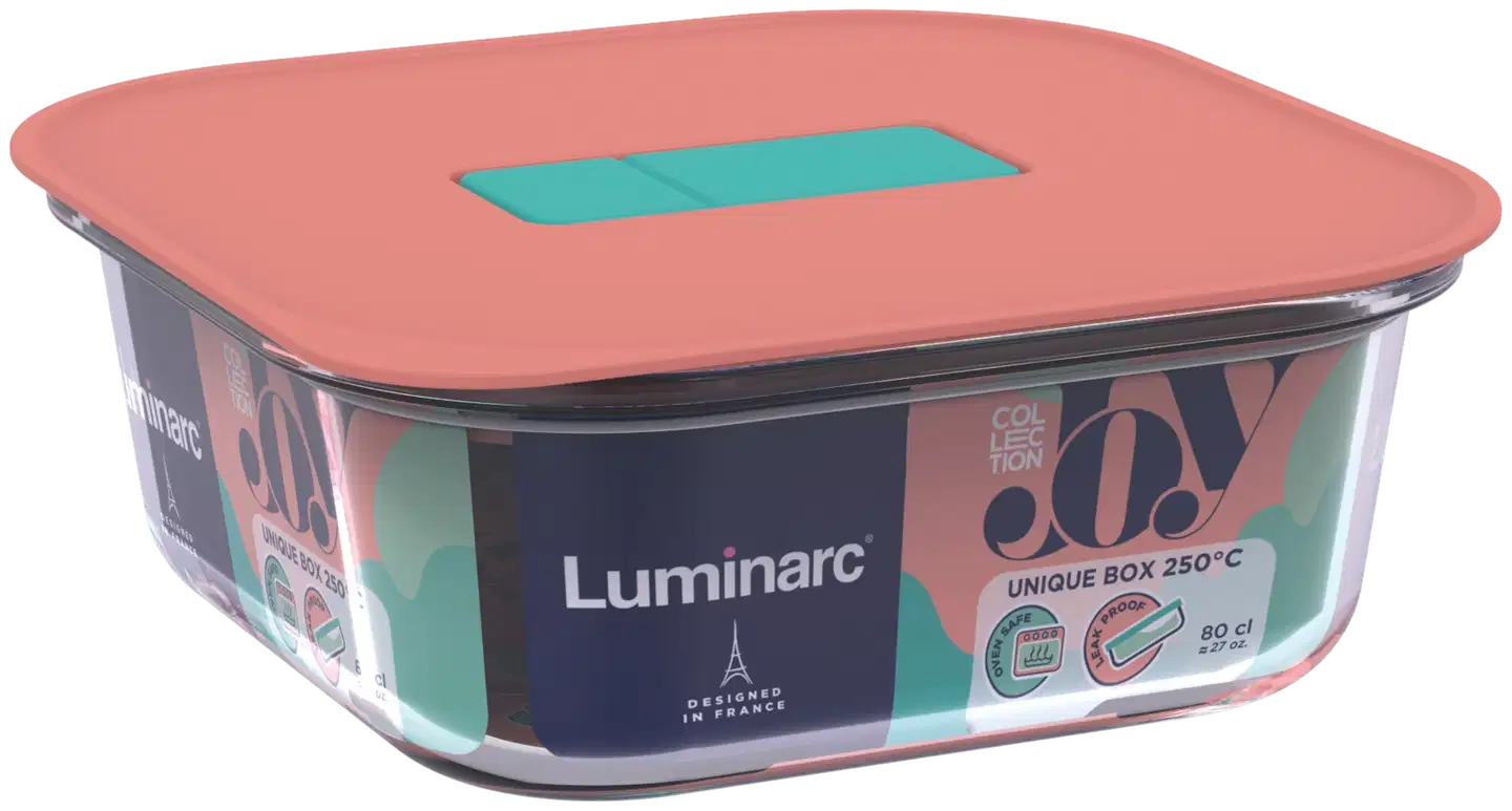 Luminarc ruoansäilytysastia neliö 0,8 l - 2