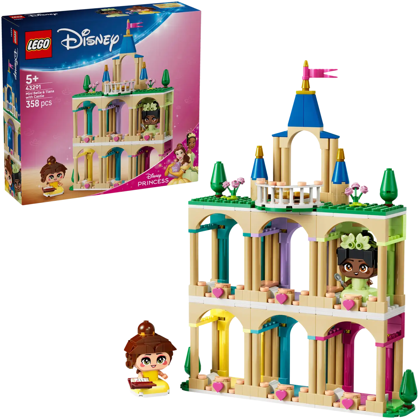 LEGO® Disney Princess 43291 Bellen ja Tianan linna minikoossa - 1