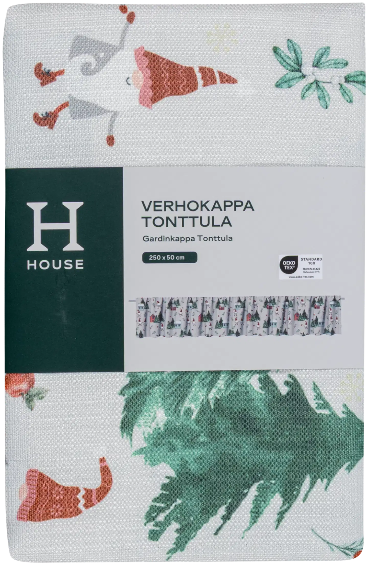 House verhokappa Tonttula 250x50 cm harmaa - 2