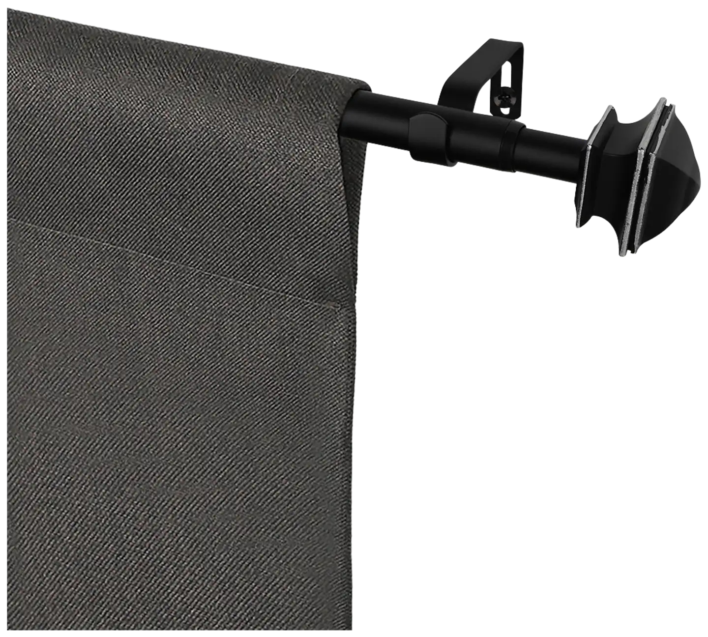 Ihanin verhotanko Clara mustakulta 160-310cm 16/19mm - 1