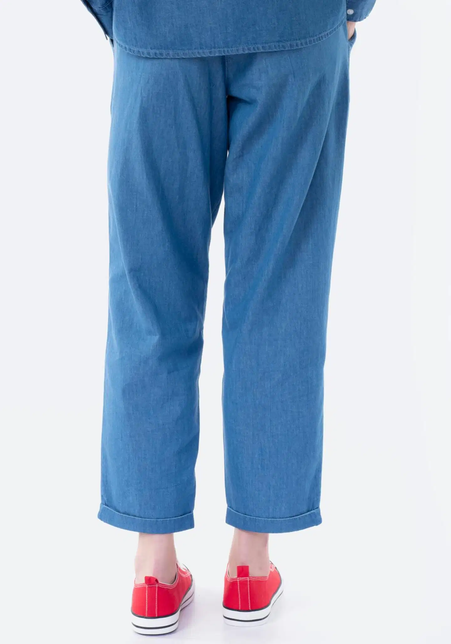 TEX naisten denim-kangashousut I274629 - NAVY - 3